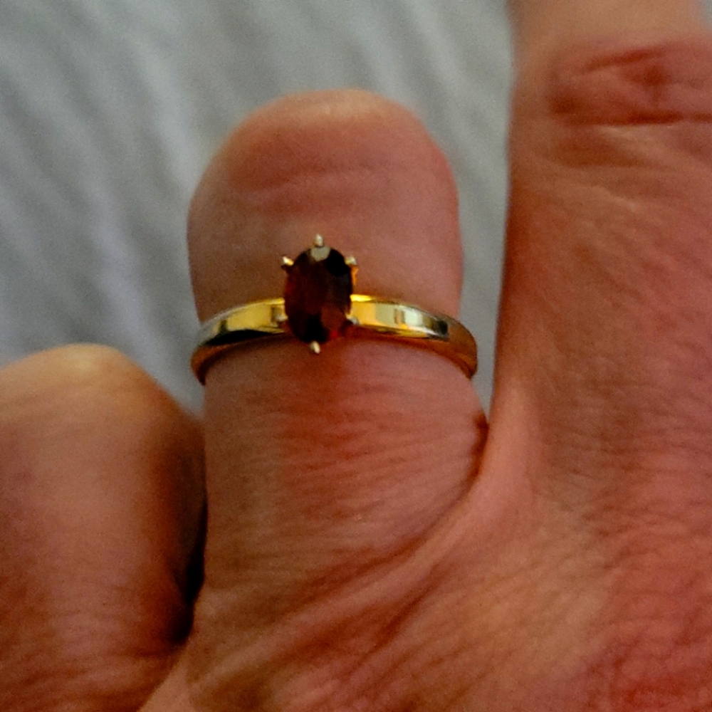 Garnet ring